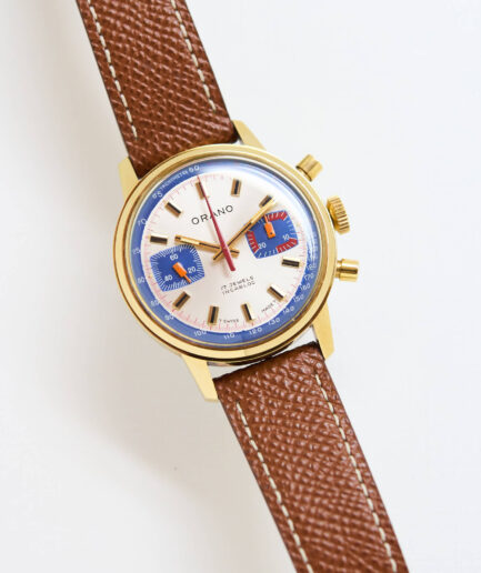 Orano blue-red Panda chronographe (circa 1960's)