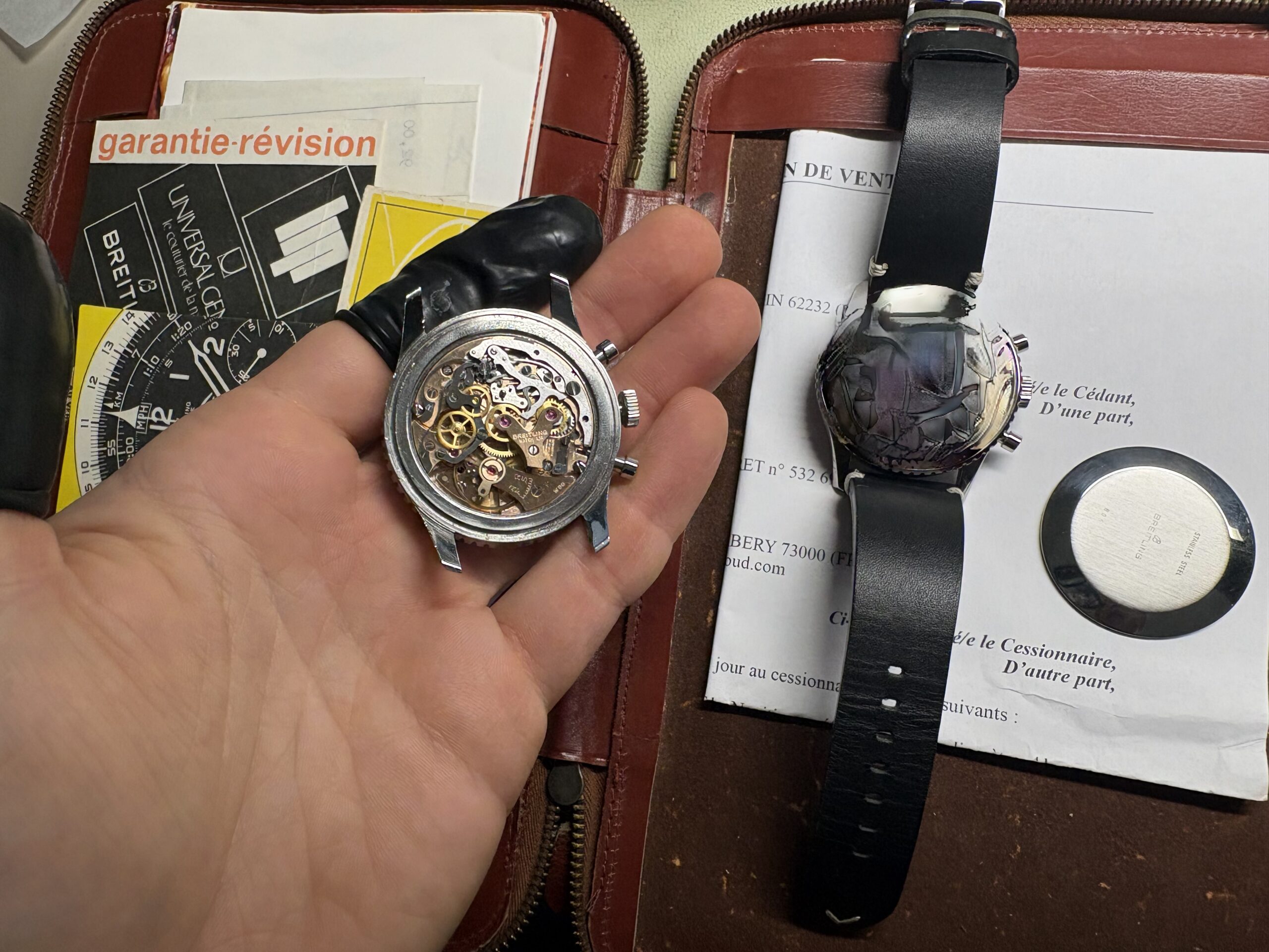 breitling navitimer 806 mk5 twinjet papiers d'origine